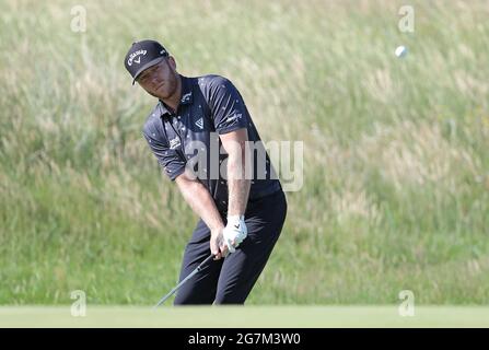 US-amerikanischer Talor Gooch am ersten Tag der Open im Royal St George's Golf Club in Sandwich, Kent. Bilddatum: Donnerstag, 15. Juli 2021. Stockfoto