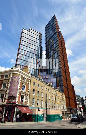 One Crown Place, Sun Street, City of London, Großbritannien Stockfoto