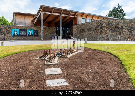 Robert Burns Geburtsmuseum, Alloway, Ayr, Ayrshire, Schottland, VEREINIGTES KÖNIGREICH Stockfoto