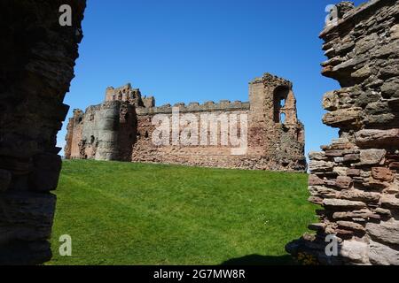 Tantallon Castle East Lothian Schottland Stockfoto