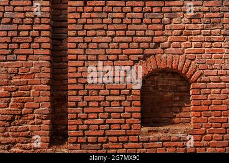 alte Mauer mit Fenster Stockfoto