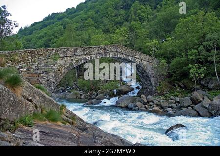 Val Chiusella, Piemonte, Italia Stockfoto