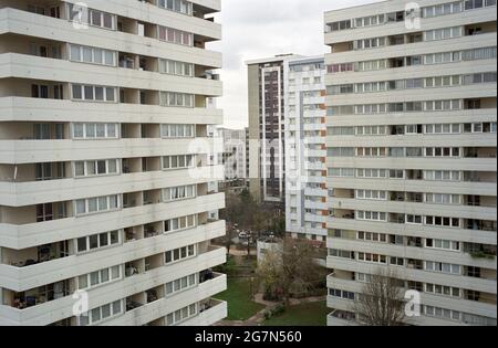 FRANKREICH. SEINE-SAINT-DENIS. EPINAY-SUR-SEINE. RESIDENZ EPINAY 11 Stockfoto