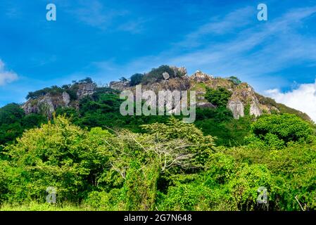 Landschaftlich reizvolle Hanabanilla Lake Dam, Villa Clara, Kuba Stockfoto