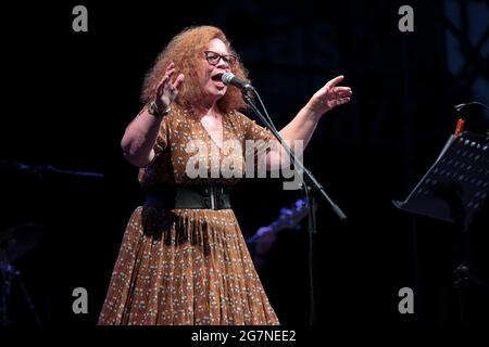 Rom, Italien. Juli 2021. Sarah Jane Morris im Casa del Jazz in Rom. (Foto von Daniela Franceschelli/Pacific Press/Sipa USA) Quelle: SIPA USA/Alamy Live News Stockfoto