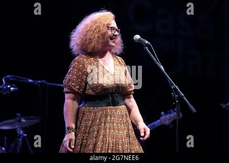 Rom, Italien. Juli 2021. Sarah Jane Morris im Casa del Jazz in Rom. (Foto von Daniela Franceschelli/Pacific Press/Sipa USA) Quelle: SIPA USA/Alamy Live News Stockfoto