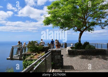 skywalk, Cabo Girão, Madeira, Portugal, Europa Stockfoto