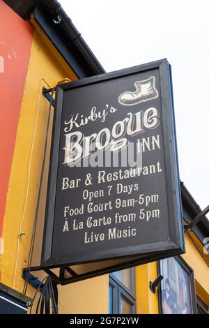 Kirby's Brogue Inn traditionelle irische Bar und Restaurant in Tralee, County Kerry, Irland Stockfoto