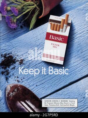Ganzseitige Anzeige vom Life Magazine, Ausgabe Mai 1998, USA Stockfoto