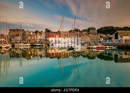 Padstow Hafen Stockfoto