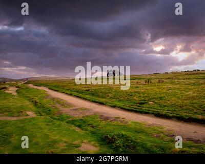 Wunderschöne Landschaft von Cornwall England Stockfoto