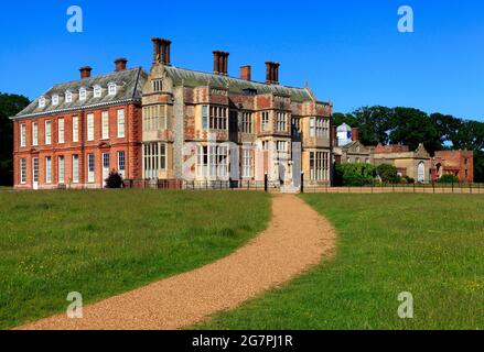 Felbrigg Hall, Anfang des 17. Jahrhunderts, Herrenhaus, Norfolk, England Stockfoto