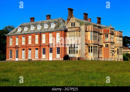 Felbrigg Hall, Anfang des 17. Jahrhunderts, Herrenhaus, Norfolk, England Stockfoto