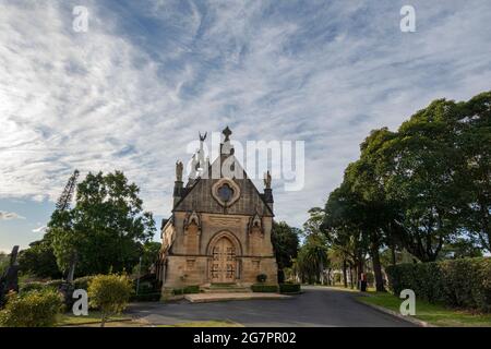 St. Michael the Archangel Chapel, Rookwood Cemetery, Sydney, Australien Stockfoto