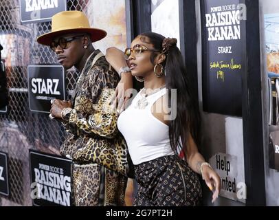 New York, Usa. Juli 2021. KayKilo UND Da Baby treffen am 15. Juli 2021 in New York City auf dem roten Teppich bei der New Yorker Premiere von „Power Book III: Raising Kanan“ im Hammerstein Ballroom ein. Foto von John Angelillo/UPI Credit: UPI/Alamy Live News Stockfoto