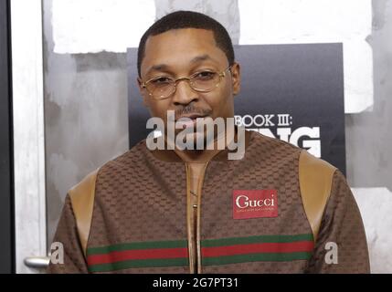 New York, Usa. Juli 2021. Malcolm Mays kommt auf dem roten Teppich bei der New Yorker Premiere „Power Book III: Raising Kanan“ am 15. Juli 2021 im Hammerstein Ballroom in New York City an. Foto von John Angelillo/UPI Credit: UPI/Alamy Live News Stockfoto