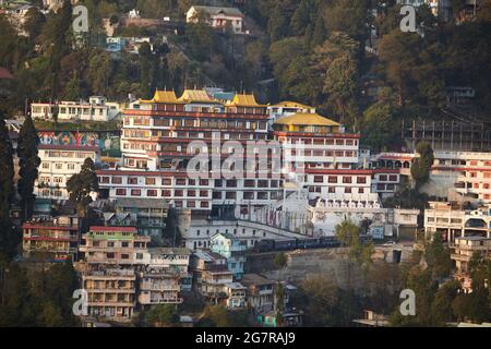 Dali Kloster, Dali Gomba, Druk Thupten Sangag Choeling Kloster, Darjeeling, Westbengalen, Indien, Asien Stockfoto