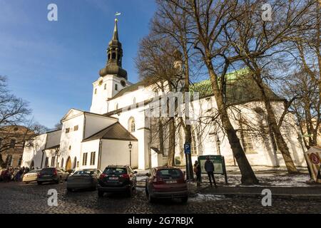 Tallinn, Estland. St. Mary's Cathedral oder Toomkirik, eine estnische evangelisch-lutherische Kathedralkirche auf dem Toompea-Hügel Stockfoto