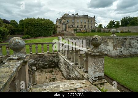 Manderston House, ein herrschaftliches Haus an den schottischen Grenzen Stockfoto