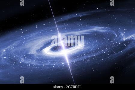 Protoplanetaren Scheibe. Neue planetensystem, 3D-Darstellung Stockfoto