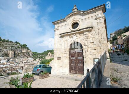 Kirche von San Vito (Naturkundemuseum), Scicli, Sizilien, Italien Stockfoto