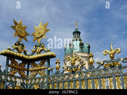 Star des Ordens des Schwarzen Adlers, gestiftet vom preußischen König, Schloss Charlottenburg, Charlottenburg, Berlin, Deutschland, Stockfoto