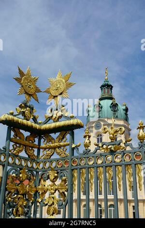 Star des Ordens des Schwarzen Adlers, gestiftet vom preußischen König, Schloss Charlottenburg, Charlottenburg, Berlin, Deutschland, Stockfoto