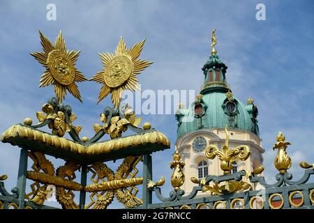 Star des Ordens des Schwarzen Adlers, gestiftet vom preußischen König, Schloss Charlottenburg, Charlottenburg, Berlin, Deutschland, Stockfoto