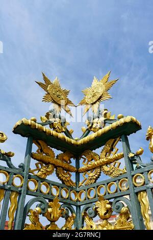 Star des Ordens des Schwarzen Adlers, gestiftet vom preußischen König, Schloss Charlottenburg, Charlottenburg, Berlin, Deutschland, Stockfoto