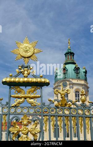 Star des Ordens des Schwarzen Adlers, gestiftet vom preußischen König, Schloss Charlottenburg, Charlottenburg, Berlin, Deutschland, Stockfoto