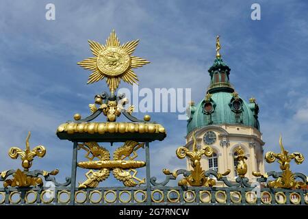 Star des Ordens des Schwarzen Adlers, gestiftet vom preußischen König, Schloss Charlottenburg, Charlottenburg, Berlin, Deutschland, Stockfoto