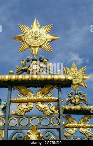 Star des Ordens des Schwarzen Adlers, gestiftet vom preußischen König, Schloss Charlottenburg, Charlottenburg, Berlin, Deutschland, Stockfoto