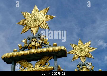 Star des Ordens des Schwarzen Adlers, gestiftet vom preußischen König, Schloss Charlottenburg, Charlottenburg, Berlin, Deutschland, Stockfoto