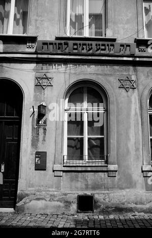 Kovea ITIM le-Tora Syangogue, Jozefa Street, Kazimierz, Kraków Stockfoto