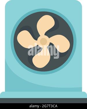 Symbol für den Home-Lüfterständer. Flache Abbildung des Vektorsymbols für den Heimventilatorstand auf weißem Hintergrund Stock Vektor