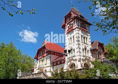 Theresienstein In Hof An Der Saale In Oberfranken Stockfoto