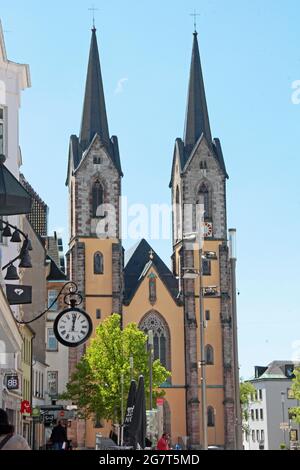 Marienkirche In Hof An Der Saale In Oberfranken Stockfoto
