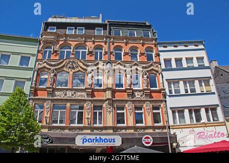 Architektur In Hof An Der Saale In Oberfranken Stockfoto