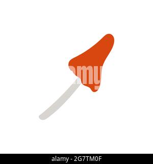 Rot gefleckte Fliege agarisch oder amanita. Von Hand gezeichnet Stock Vektor