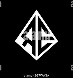 RE Logo Buchstaben Monogramm mit prisma Form Design Vorlage Vektor-Symbol modern Stock Vektor