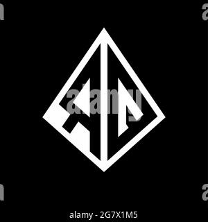 RQ Logo Buchstaben Monogramm mit prisma Form Design Vorlage Vektor-Symbol modern Stock Vektor