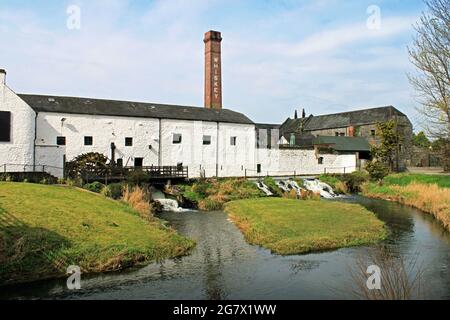 Die alte Whiskey-Destillerie in Kilbeggan, County Westmeath Irland. Stockfoto