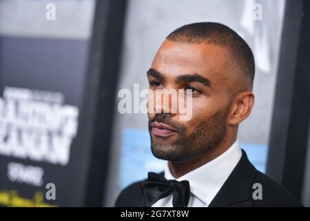 Toby Sandeman nimmt am 15. Juli 2021 an der globalen Premiere von „Power Book III: Raising Kanan“ im Hammerstein Ballroom in New York Teil. Stockfoto