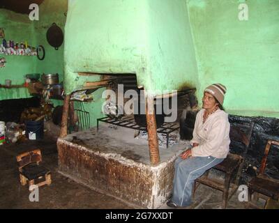 TRUJILLO, VENEZUELA - 28. Jun 2021: In einem bescheidenen Haus in der Stadt Niquitao, Trujillo. Venezuela. Stockfoto