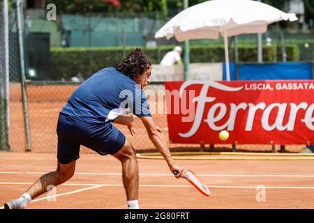 Mailand, Italien. Juli 2021. Artur Kukasian aus Russland während der Bonfiglio Trophy 2021, Tennis Internationals in Mailand, Italien, Juli 16 2021 Quelle: Independent Photo Agency/Alamy Live News Stockfoto