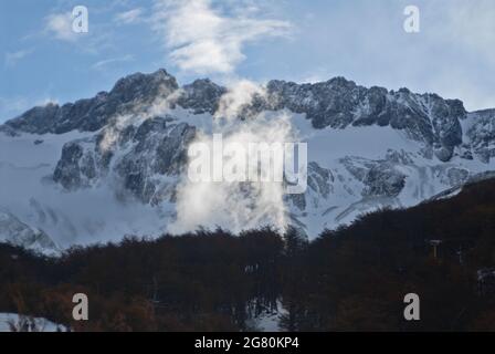 Martial Glacier. Tierra del Fuego, Argentinien Stockfoto