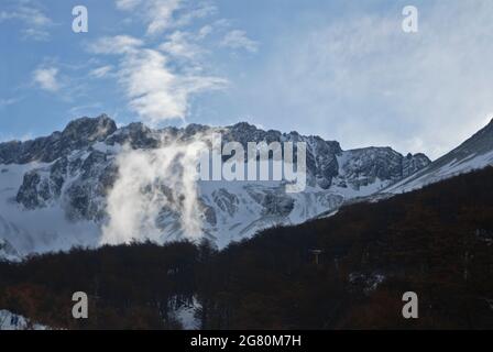 Martial Glacier. Tierra del Fuego, Argentinien Stockfoto