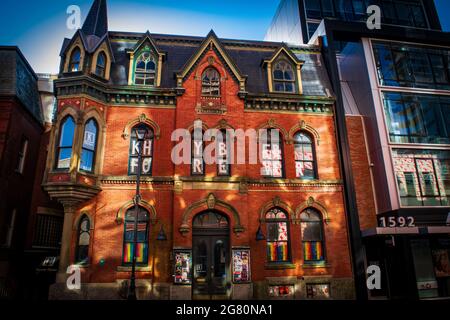 Das Khyber Building, einst Sitz des Church of England Institute, wurde 1888 erbaut Stockfoto