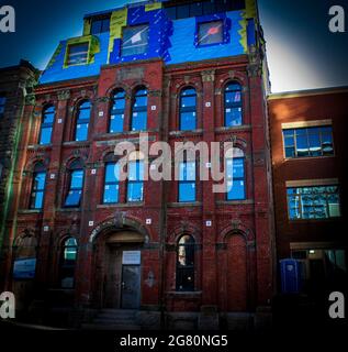 National Film Board Building, ehemaliges Heim der St. Mary’s Young Men’s Total Abstinence & Benevolent Society Hall, erbaut 1891 Stockfoto