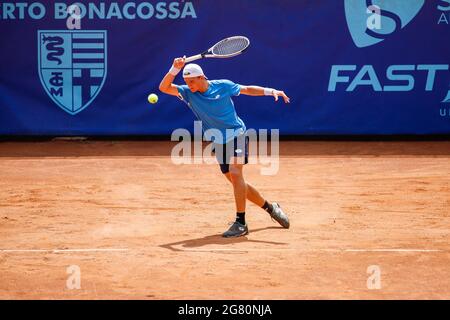 Mailand, Italien. Juli 2021. Tennis Club Alberto Bonacossa, Mailand, Italien, 16 Jul 2021, Giorgio Tabacco aus Italien während der Bonfiglio Trophy 2021, Tennis Internationals - Foto Roberta Corradin / LM Credit: Live Media Publishing Group/Alamy Live News Stockfoto